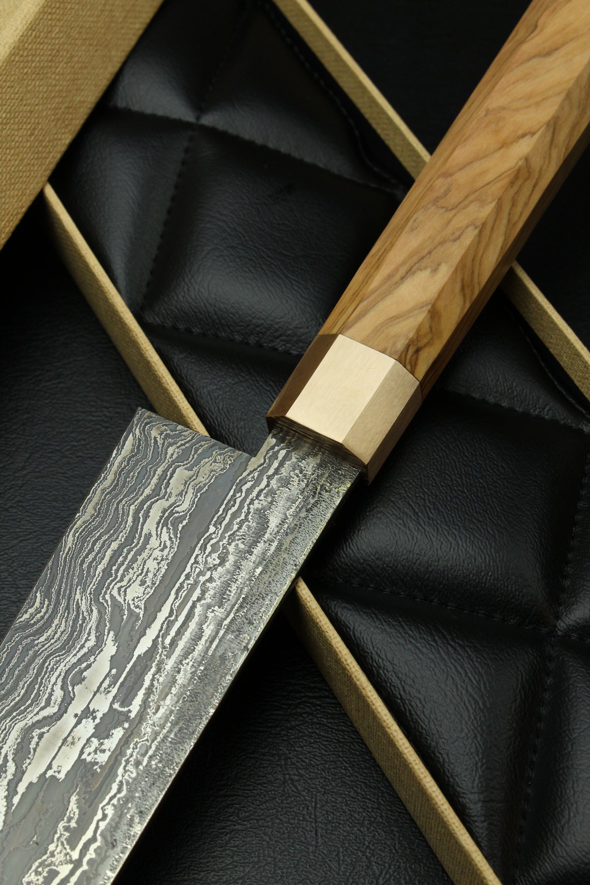 Damaszener Santoku 215 Oktogonal 1.0