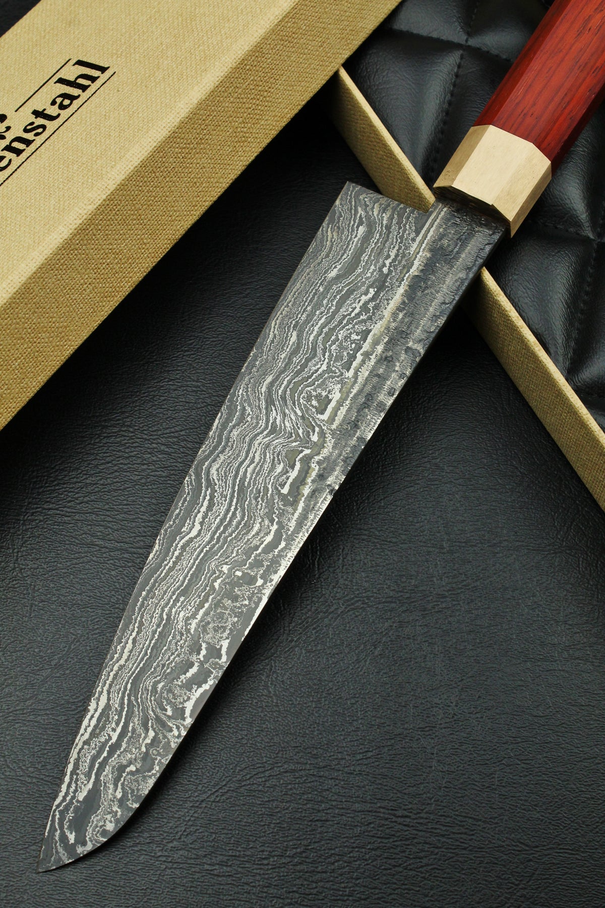 Padouk Damast Gyuto 215 Oktogonal 2.0