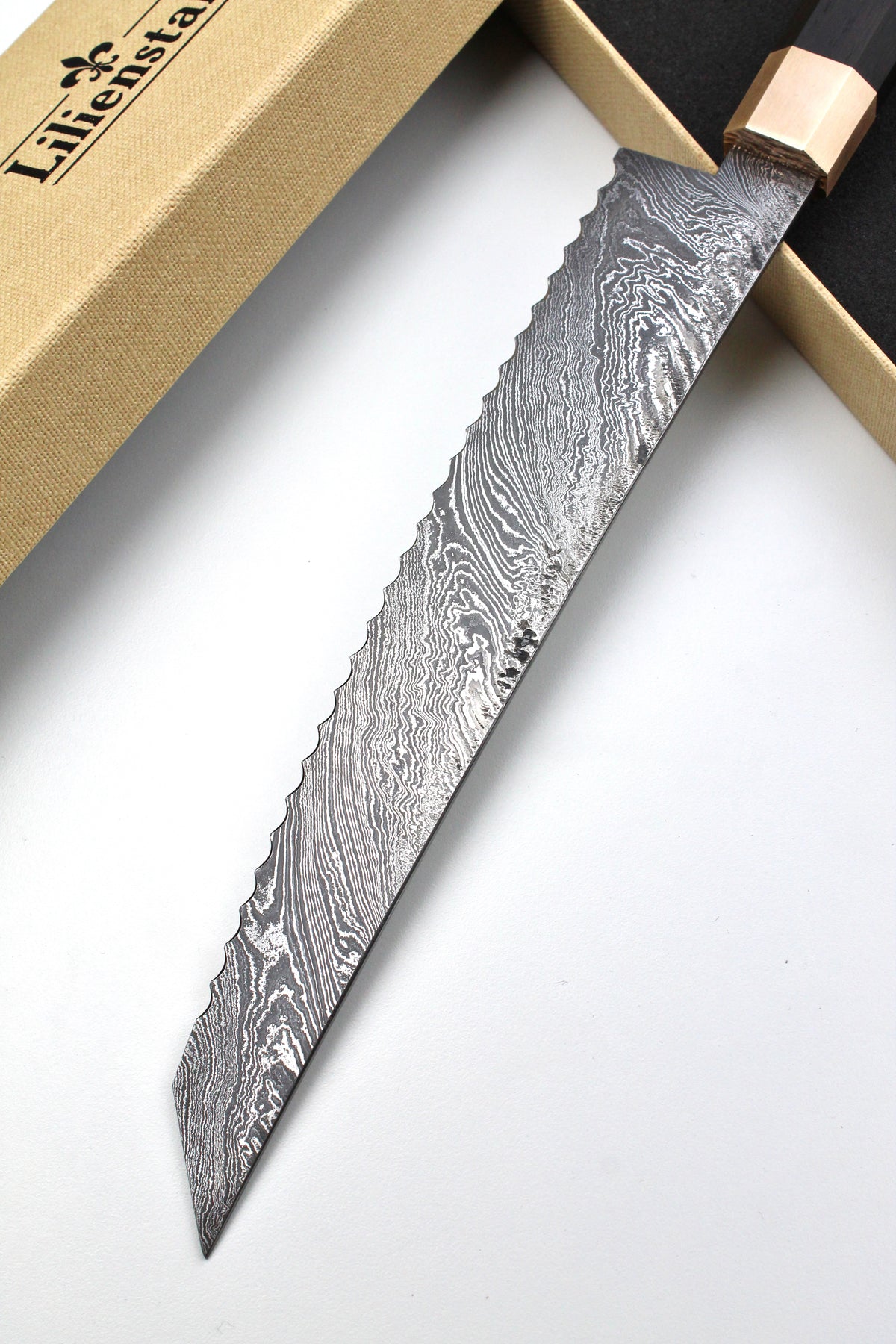 Brotschwert Torsion HL Damascus