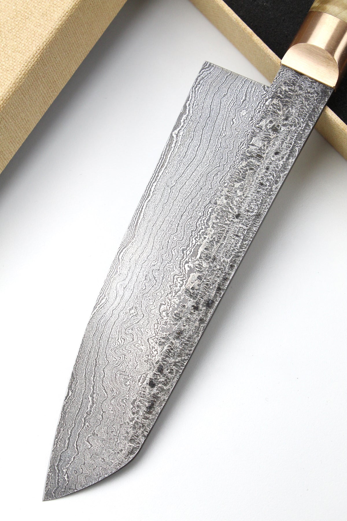 Damast Santoku 500L Ahorn