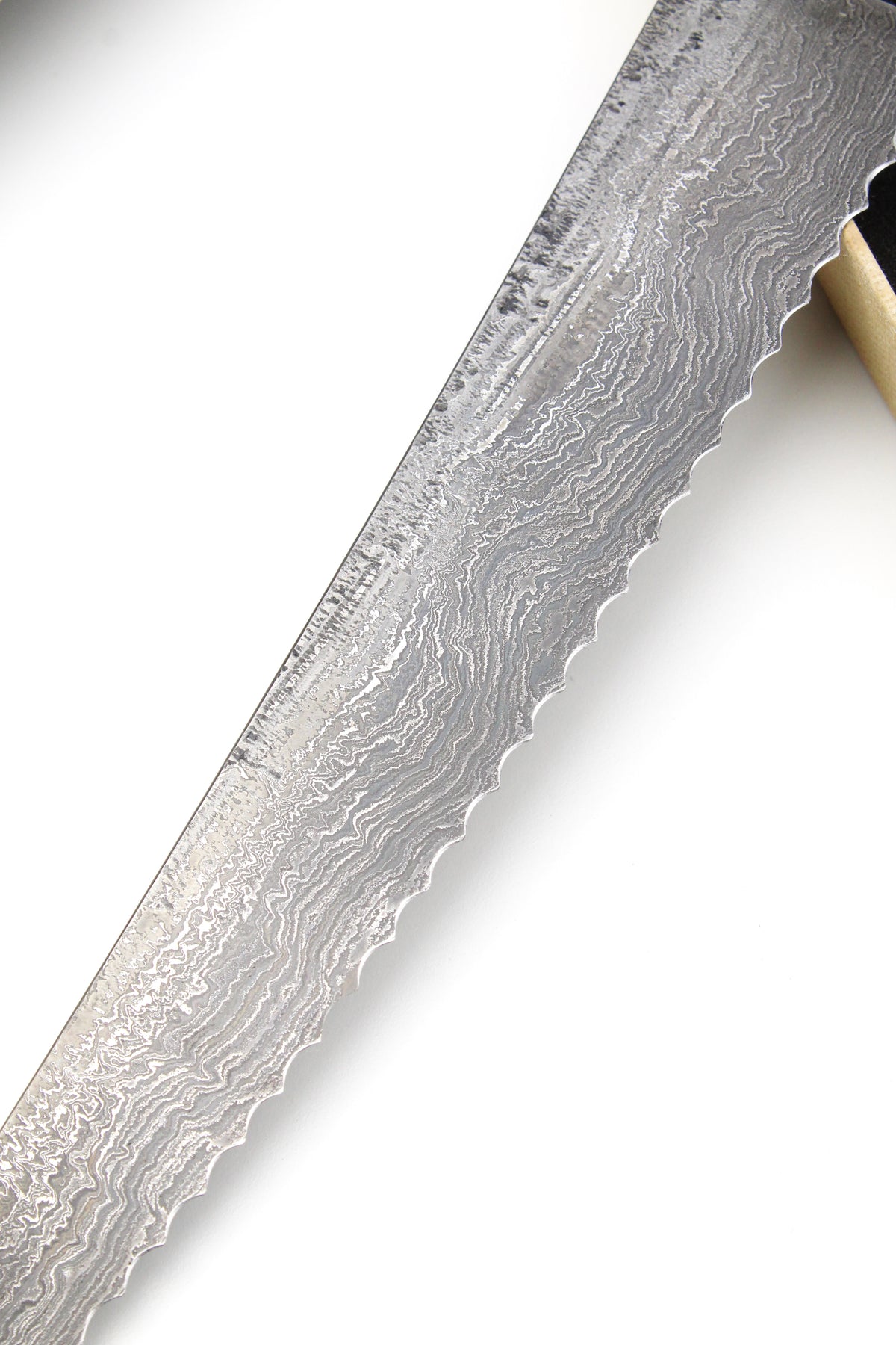 Brotmesser HK oval oliv Damast