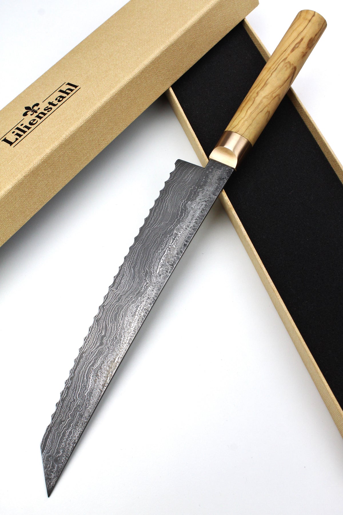 Breadsword HK Oval Olive Damascus