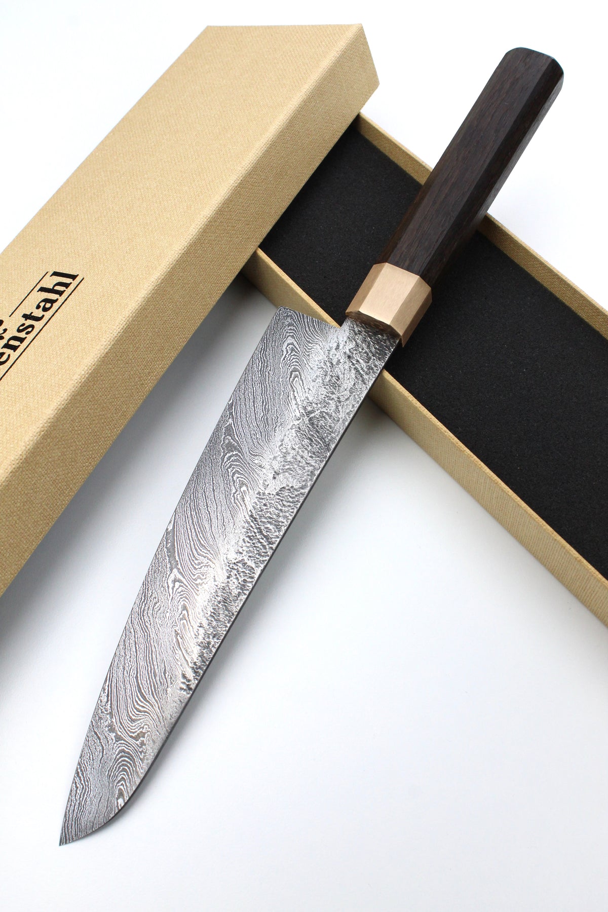 Gyuto Damascus Bog Oak