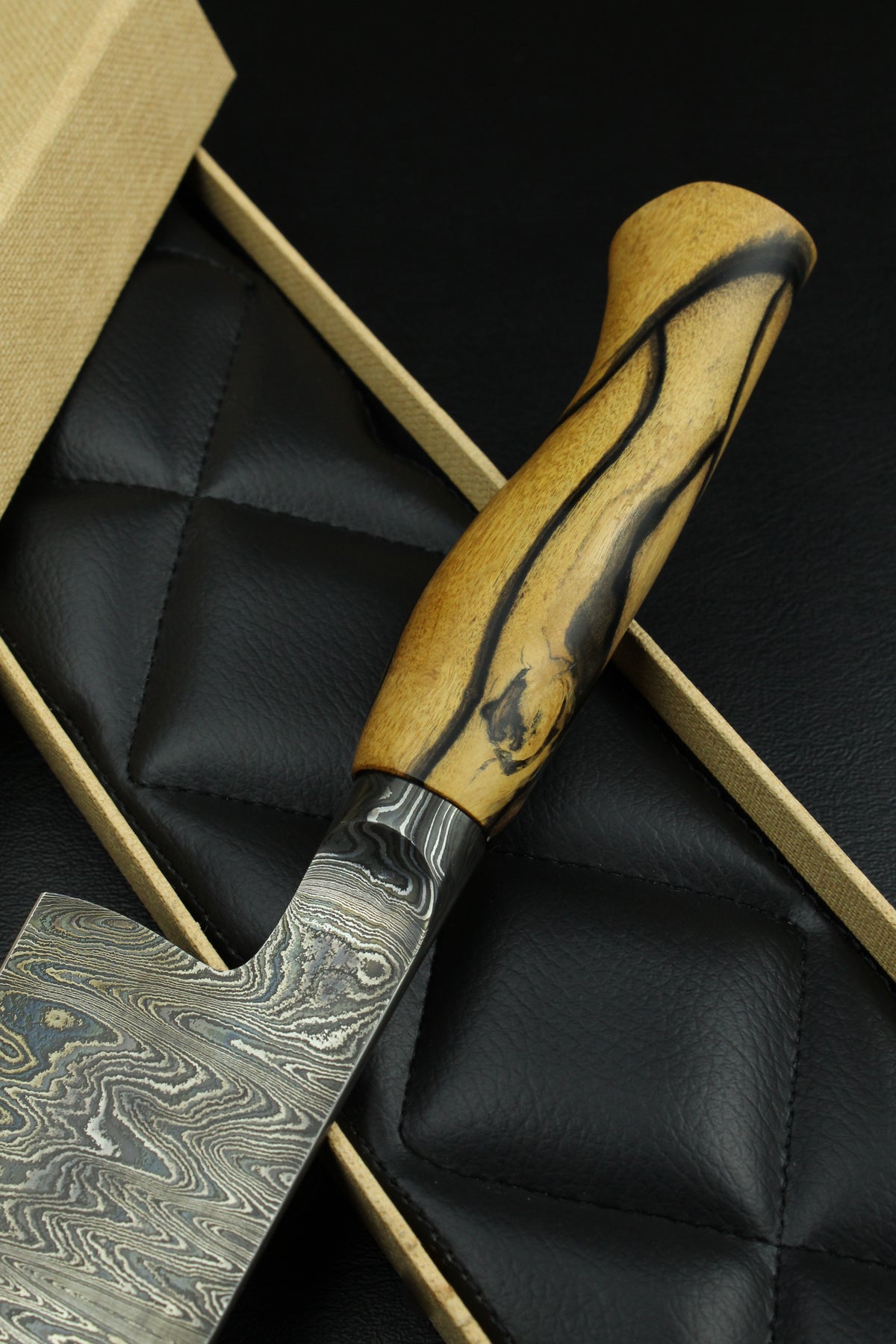 Santoku 195 Le Tigre patiniert