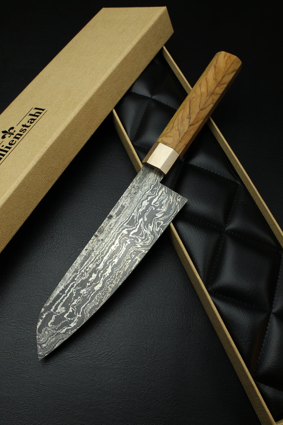 Damaszener Santoku 215 Oktogonal 1.0