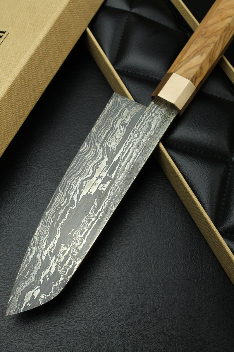 Damascus Santoku 215 Octagonal 1.0