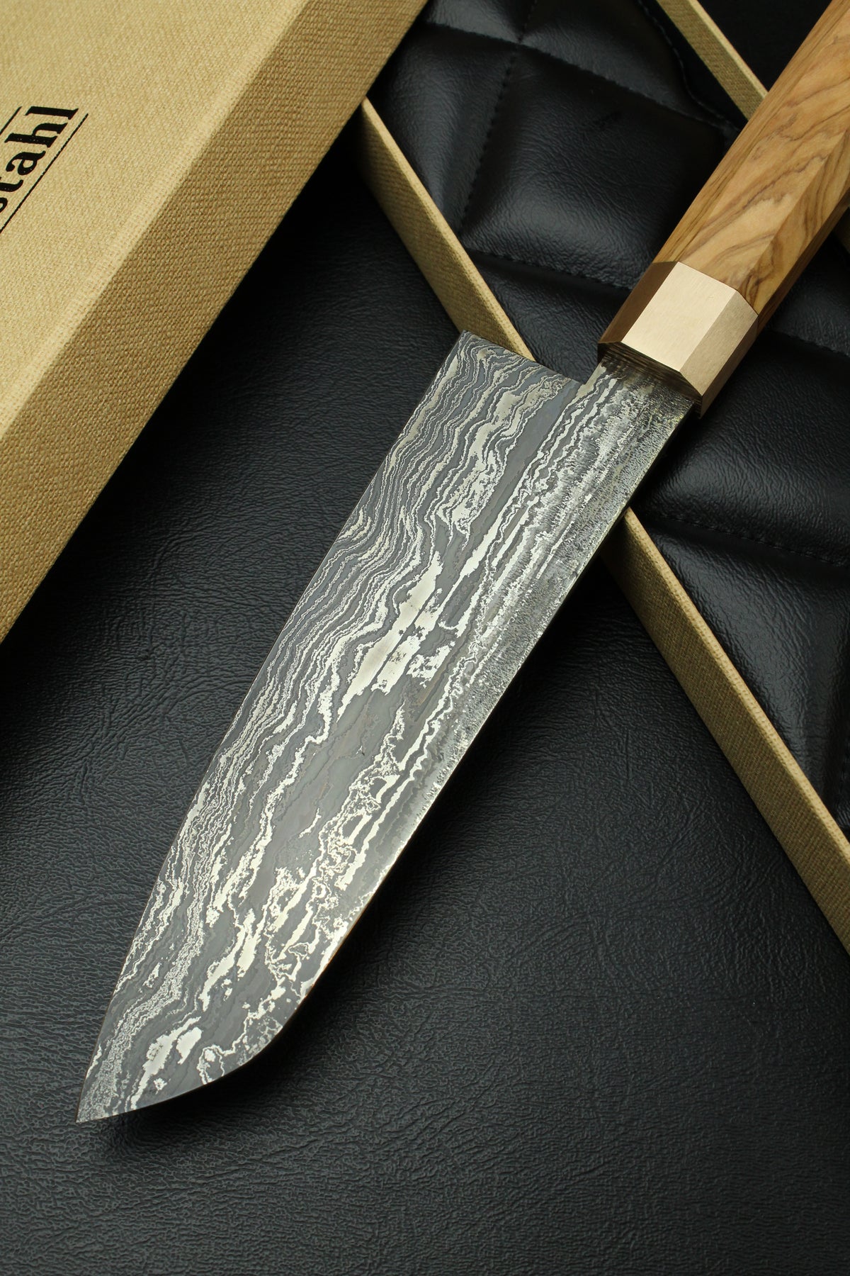 Damaszener Santoku 215 Oktogonal 1.0