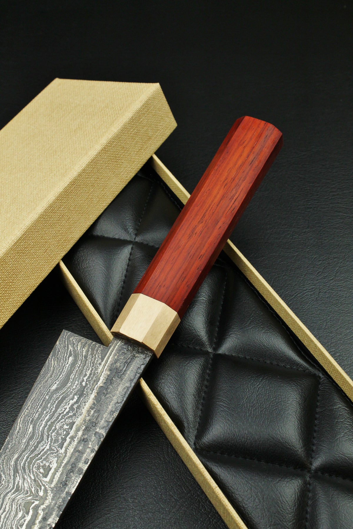 Padouk Damast Gyuto 215 Oktogonal 2.0