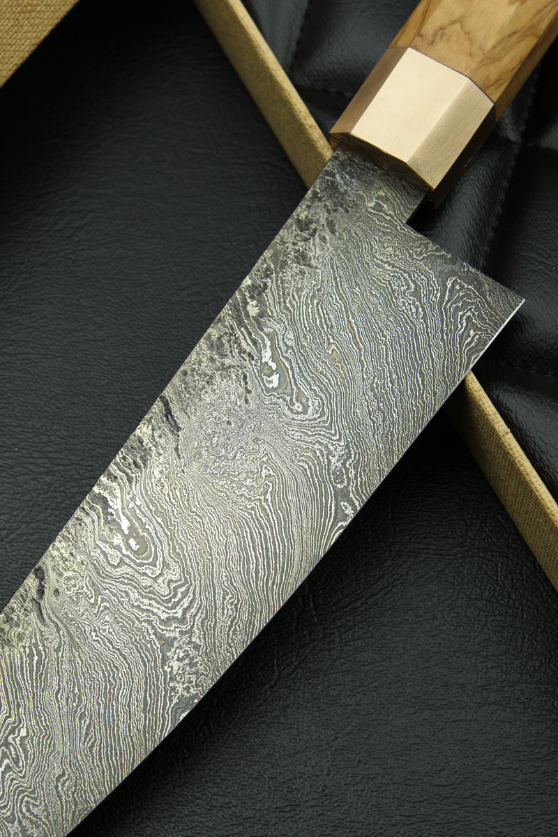 Damascus Santoku 215 Octagonal 2.3