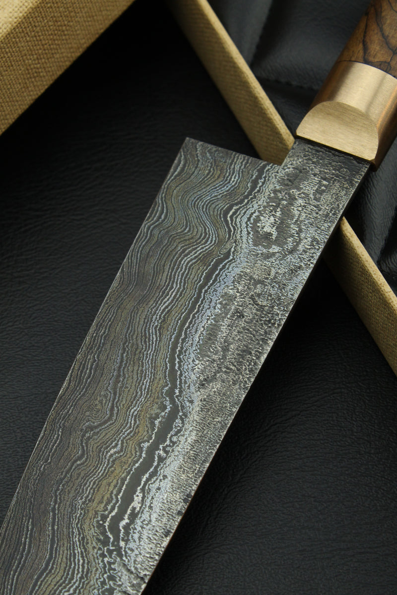 Damascus Santoku 500L German G-Walnut