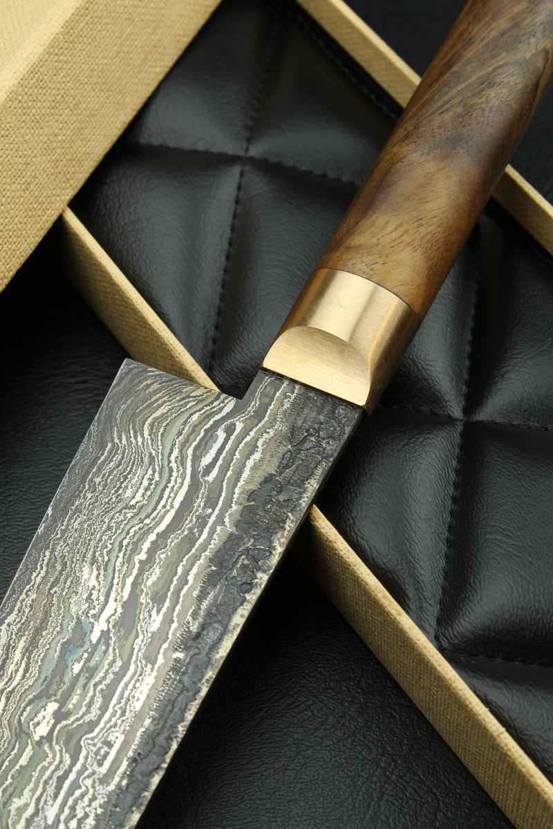 Damascus Gyuto HK German Walnut