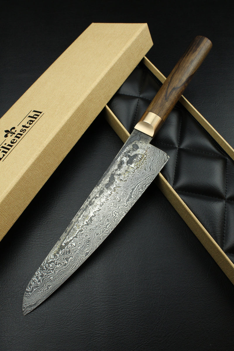 Damascus Gyuto 320L German G-Walnut