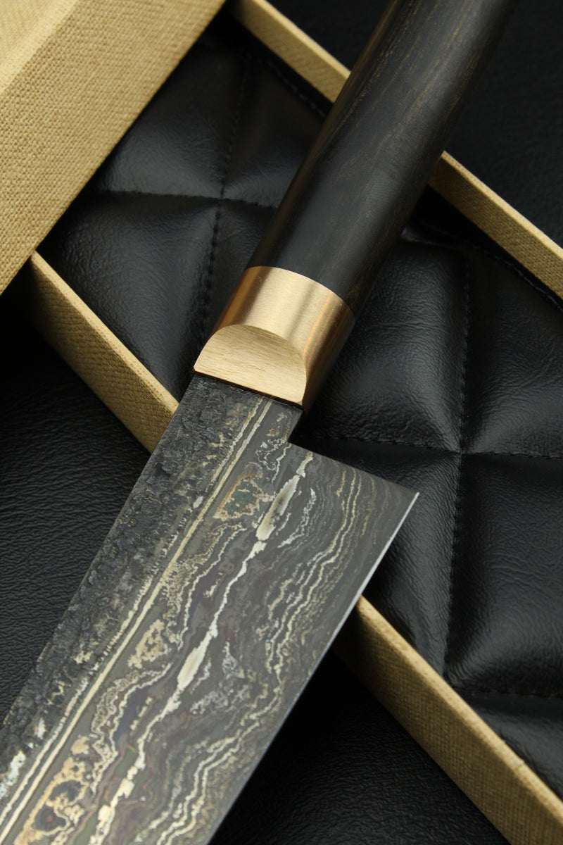 Damascus Gyuto HK black ebony 3.0