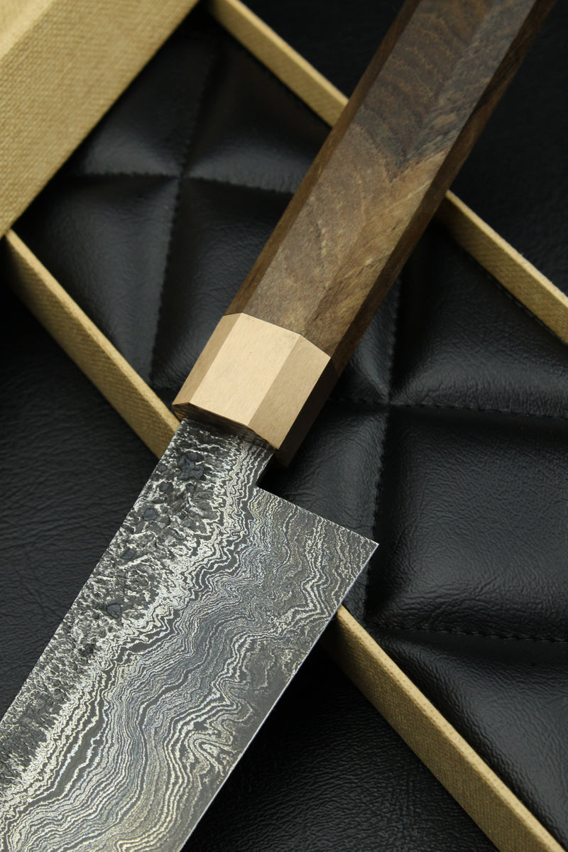 Damascus Santoku 500L Octagonal 1.0