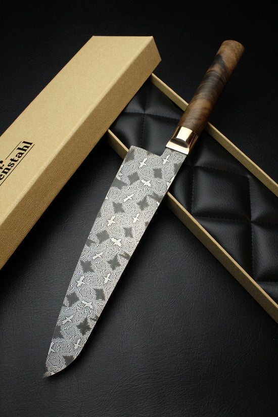 S-Damascus Gyuto Fall