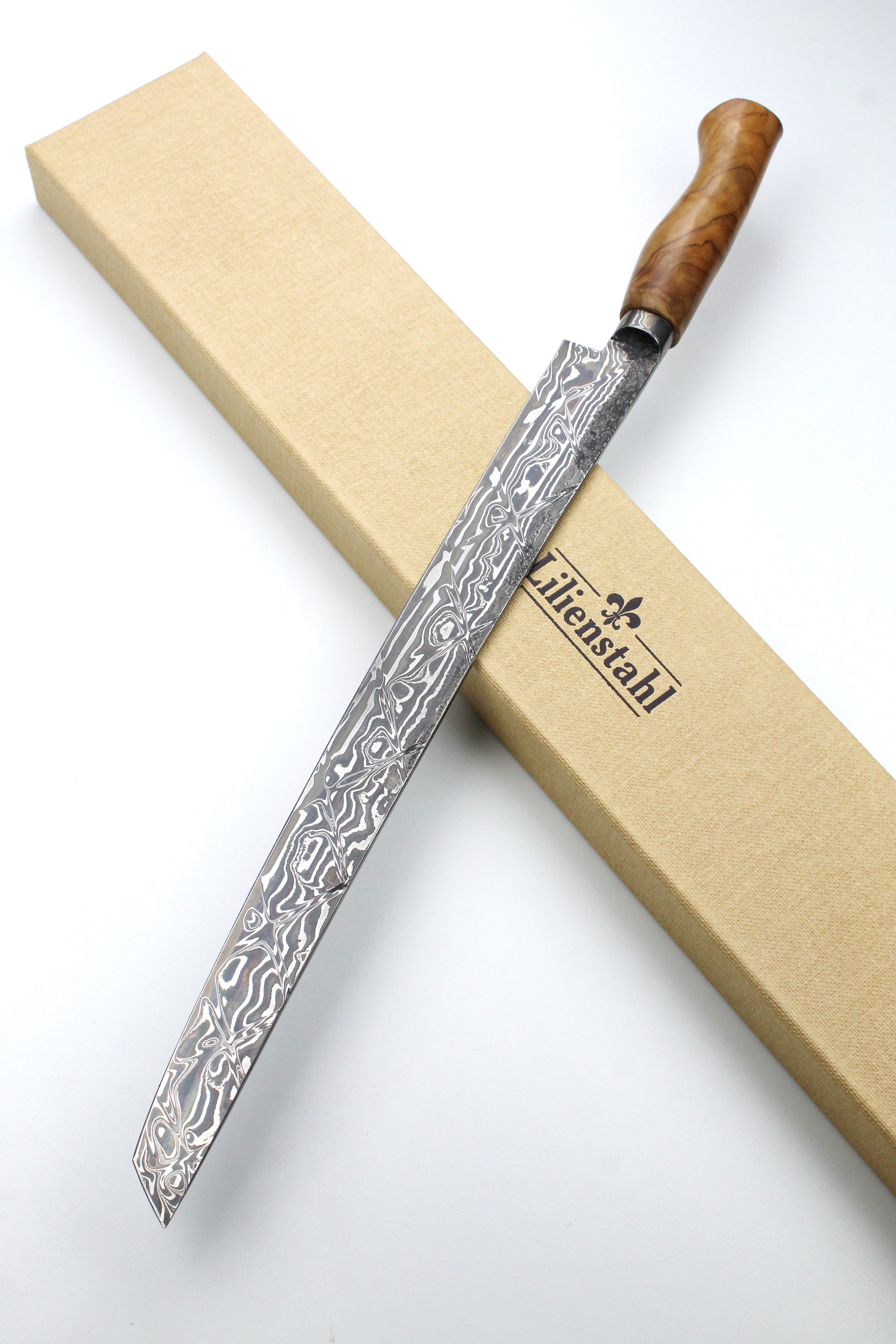 Takohiki 350 Olive Damascus