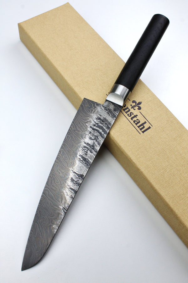 Gyuto Damascus Bog Oak HKT