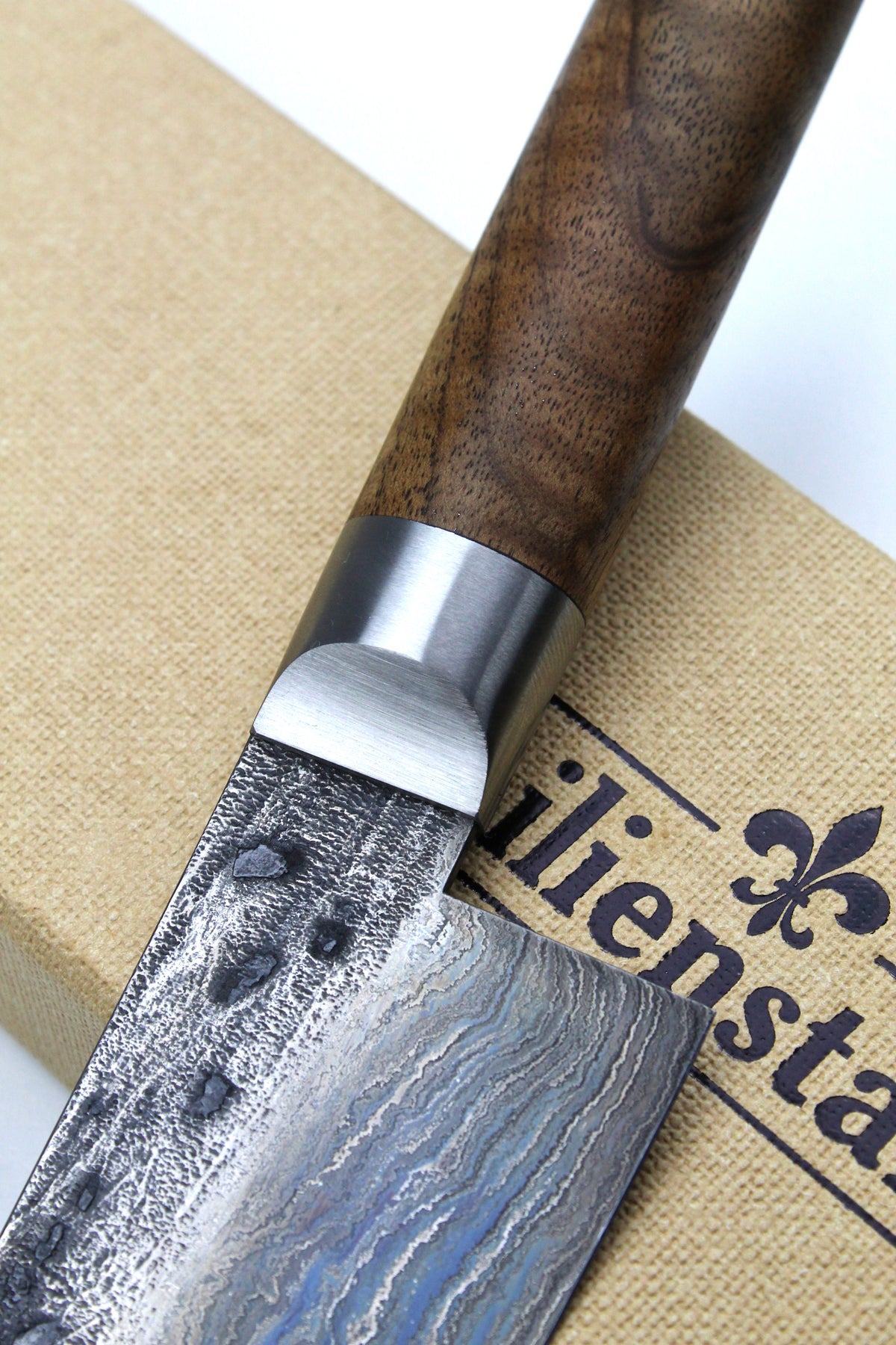 Damast-Gyuto 500L Walnussholz