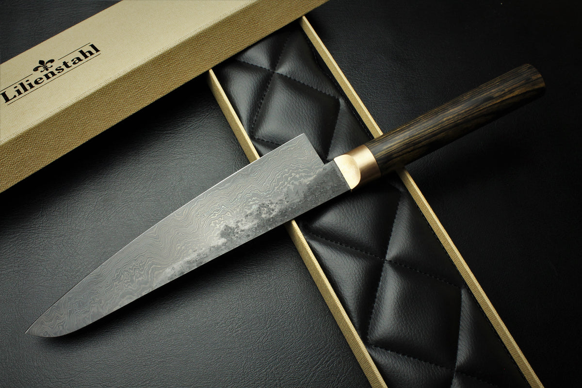 Gyuto Damast Moorholz Oval