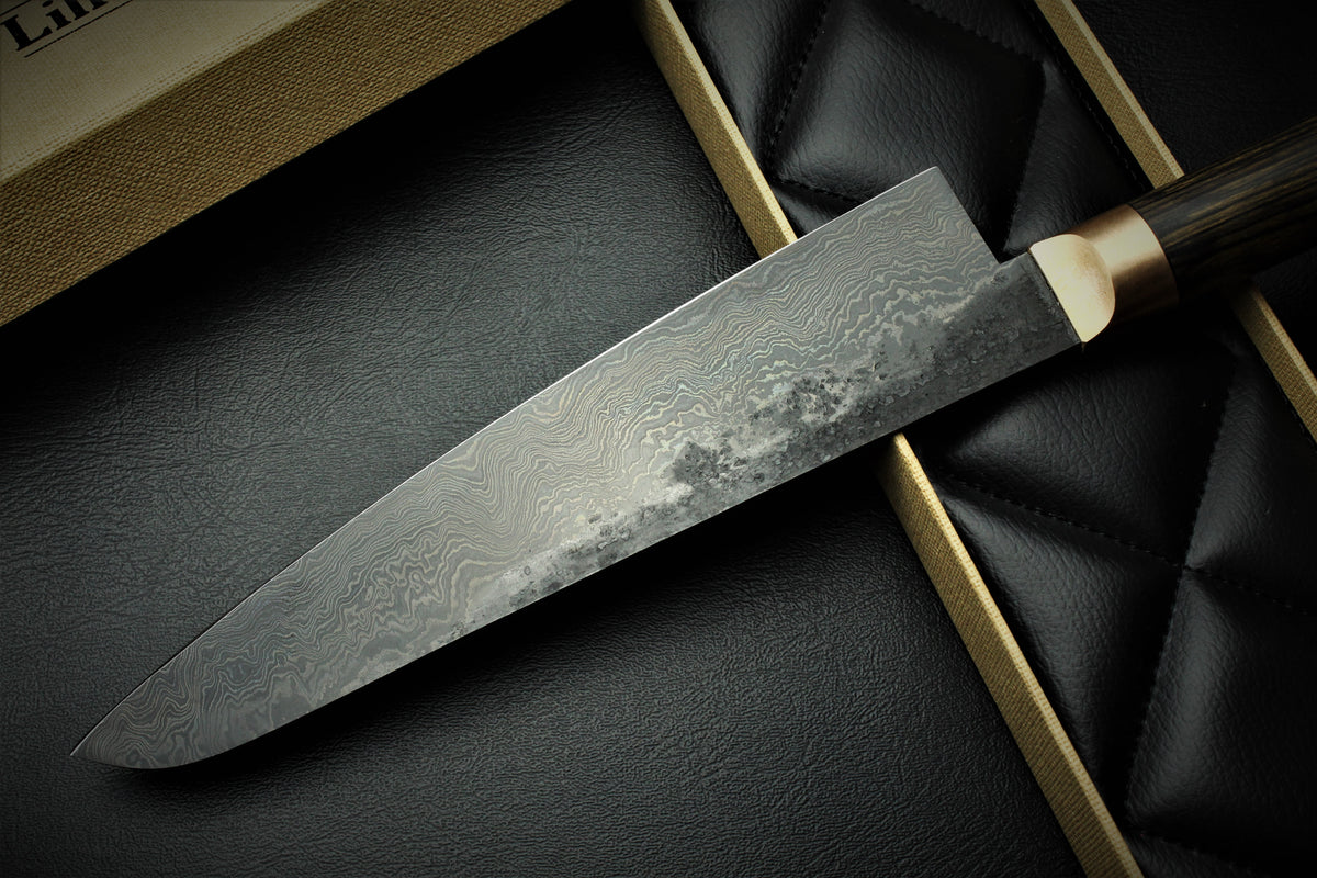 Gyuto Damast Moorholz Oval