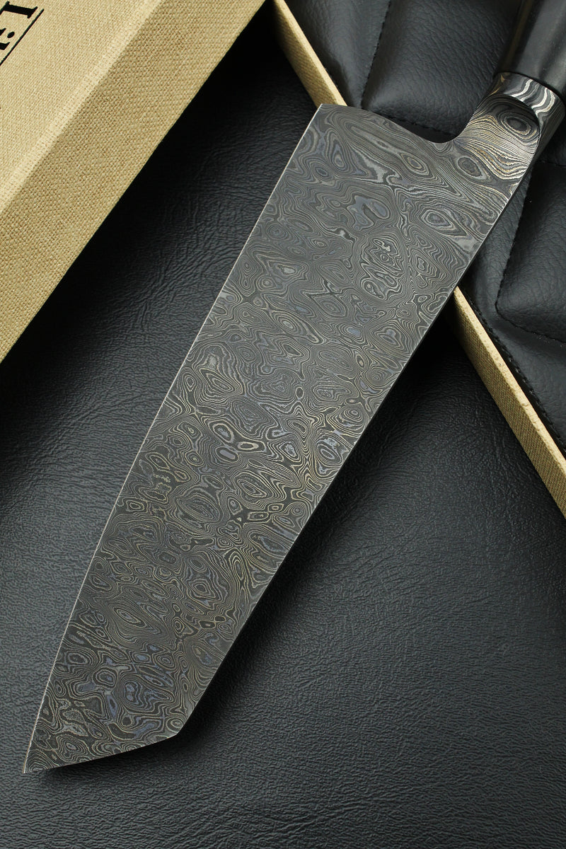 All Black Santoku 200