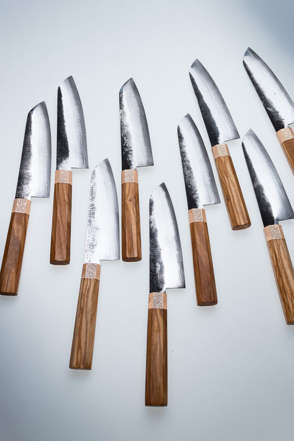 Santoku 3LN-Damast Olive
